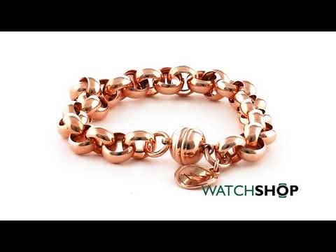 Bronzallure Ladies' 18ct Rose Gold Plated Bronze Bracelet (WSBZ00641.R)