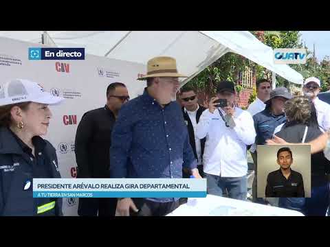 Supervisión del tramo carretero de la aldea La Lima, Malacatán, San Marcos.