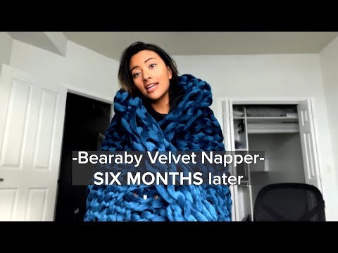 I'm talking Bearaby Velvet Napper | 6 Months later | Weighted blanket worth $300 ??