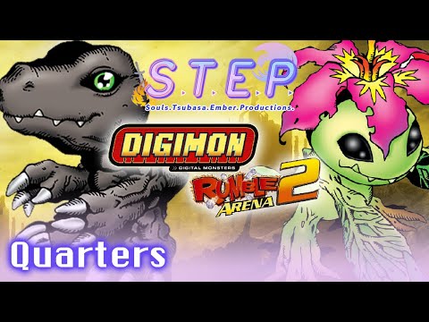 Milk Ape (Black Agumon) vs Nyu (Palmon) - Digimon Rumble Arena 2 Quarters - STEP World