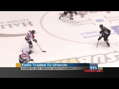 Komets trade Eric Faille to Orlando on 8/10/15.