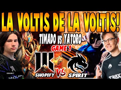 SHOPIFY REBELLON vs TEAM SPIRIT [GAME 1] BO2 - TIMADO vs YATORO - ESL ONE RALEIGH 2025 DOTA 2