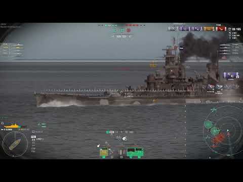 World of Warships Illinois im gewerteten Gefecht