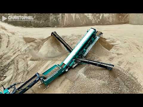 Powerscreen Premiertrak 400X & Chieftain 2200 - Einsatz im Steinbruch