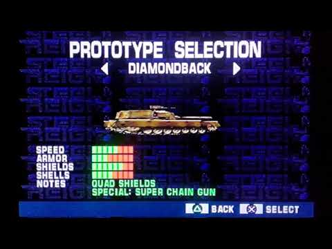 All 12 Tanks in Steel Reign on Ps1