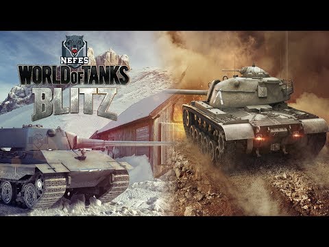 WotBlitz - E50 M and M48 Patton Platoon