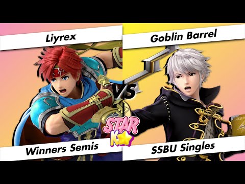 Star K.O. Winners Semis - Liyrex (Roy) Vs. Goblin Barrel (Che) (Robin) - SSBU
