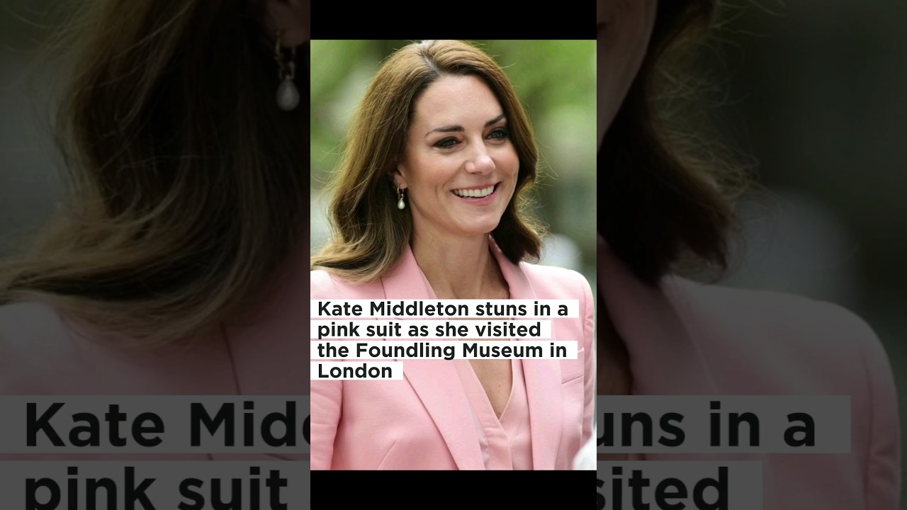 Princess Kate visited the Foundling Museum #shorts #katemiddleton #princewilliam