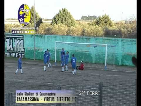 CAMPIONATO PROMOZIONE - DICIASSETTESIMA GIORNATA: CASAMASSIMA - VIRTUS BITRITTO 1-0 (ANTEPRIMA GOL)