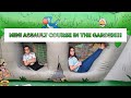 Assault Course Bouncy Castle In The Garden