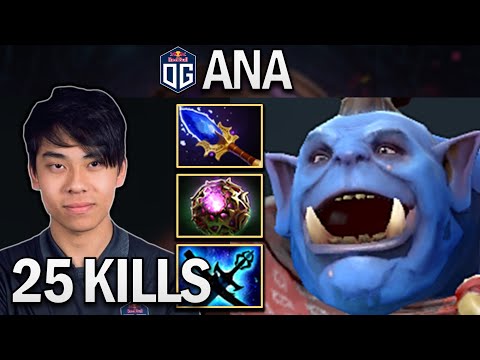 OG.ANA OGRE WITH 25 KILLS - DOTA 2 7.25 GAMEPLAY