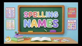 English listening and spelling quiz - People's names- CAMBRIDGE SMART