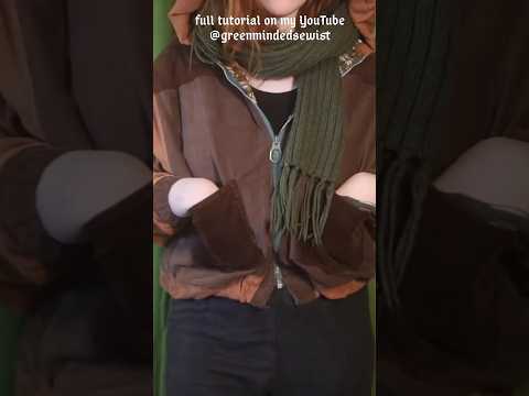 Sewing a reversible bomber jacket #sewing #diy #fashion