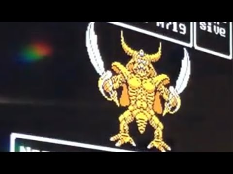 DRAGON WARRIOR IV - NECROSARO BATTLE - FINAL BOSS - NINTENDO NES 1992 ENIX