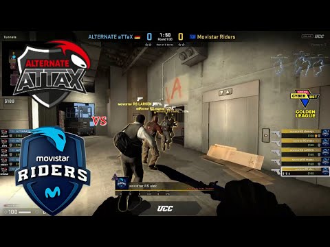 ALTERNATE aTTaX vs Movistar Riders - HIGHLIGHTS - Cyber.Bet Golden League | CSGO
