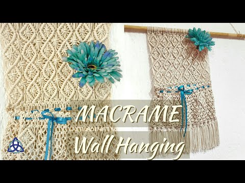 DIY Macrame Wall Hanging Tutorial Home Decor Idea