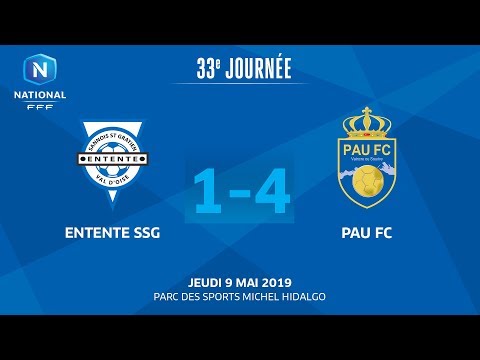 J33 : Entente SSG - Pau FC (1-4), le résumé I National FFF 2018-2019
