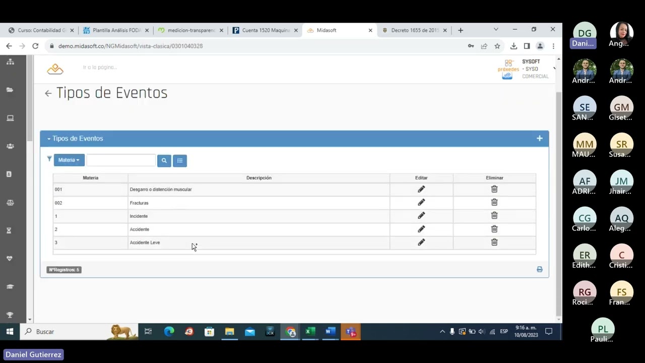 Jueves de webinar - Midasoft SST: Accidentes e Incidentes