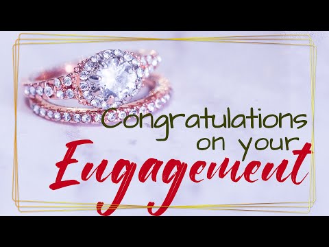 Engagement wishes status | Congrats on your Engagement | Engagement wishes whatsApp status