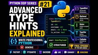 Advanced Type Hints in Python | Python OOP Series #21