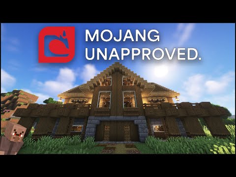 Golden Architect - I Transformed Mojang's "Wooden House" From the Construction Handbook in Minecraft...