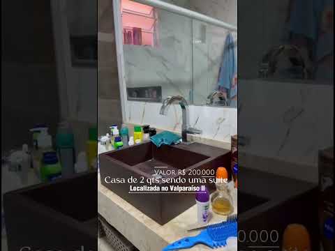 Casa de 2 quartos sendo uma suíte em Valparaíso de Goiás #casa #valparaisodegoias #venda