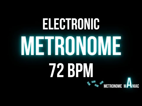 Metronome 72 BPM -  Electronic beep
