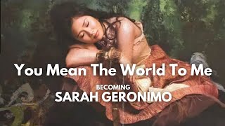 Sarah Geronimo - you mean the world to me ( lyrics video )