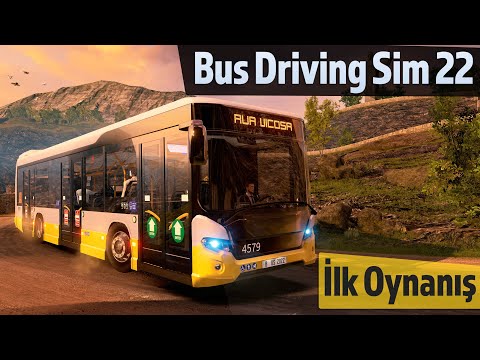 Bus Driving Sim 22 - İlk Oynanış DÜŞTÜĞÜMÜZ HALE BAK