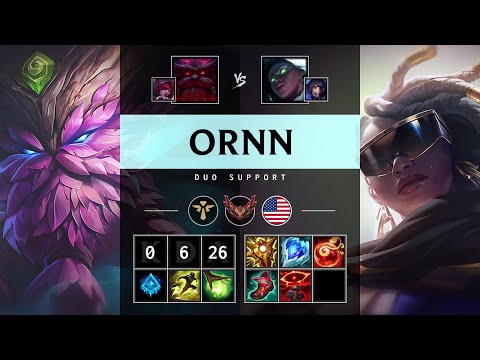 Ornn Support vs Senna - NA Grandmaster Patch 25.10