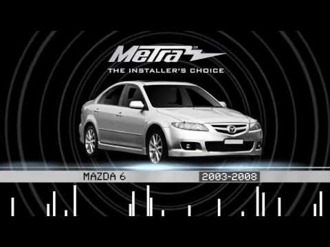 Metra Mazda 6 2003-2008 kits 99-7523S & 99-7524B