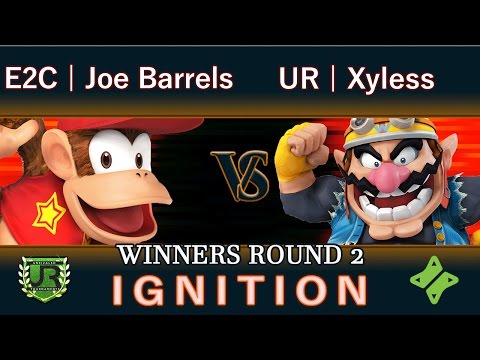 Ignition #60 WINNERS ROUND 2 - E2C | Joe Barrels (Diddy Kong) vs UR | Xyless (Wario)