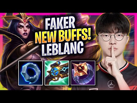 FAKER TRIES LEBLANC WITH NEW BUFFS! - T1 Faker Plays Leblanc MID vs Orianna! | Season 2025