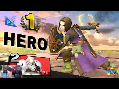 WaveDash 2023   Winners Round 2 - hackerChip (Hero) Vs. Rhinodude (Samus, Dark Samus)