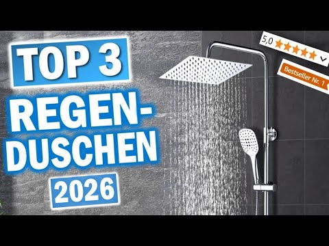 Beste REGENDUSCHEN 2026 | Die 3 Besten Duschsysteme mit Regendusche (3 Preisklassen)