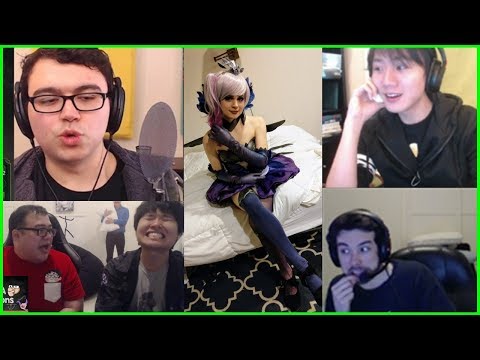 Streamers React to C9 Sneaky Dark Lux Cosplay - Best of LoL Streams #319