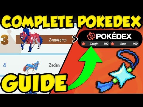 BEST WAY TO COMPLETE GALAR POKEDEX! Pokemon Sword & Shield Version Exclusive / Shiny Charm Guide
