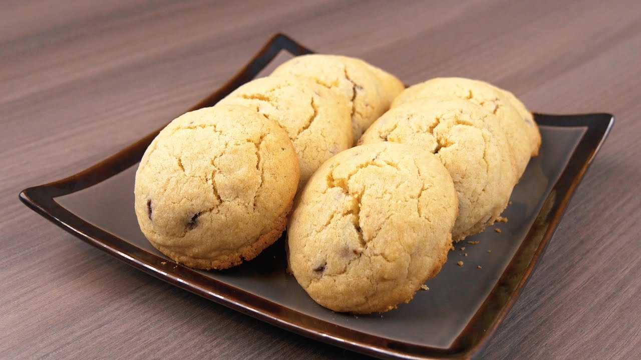 Biscuits sans sucre aux pépites de chocolat