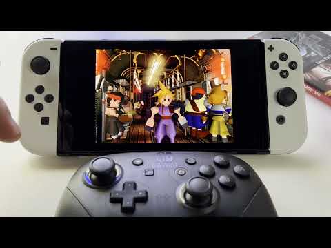 FINAL FANTASY 7 Twin Pack (with Final Fantasy 8) | Switch OLED + Pro Controller gameplay