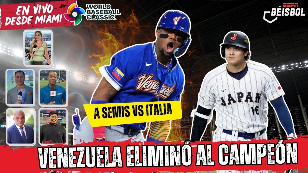 VENEZUELA ELIMINÓ A JAPÓN y a OHTANI para avanzar a SEMIFINALES del CLÁSICO MUNDIAL | ESPN Beisbol