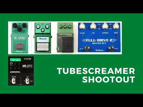 IBANEZ Tube Screamer SHOOTOUT - Comparison (5 Tubescreamer Compared & Tweaked) 🎧