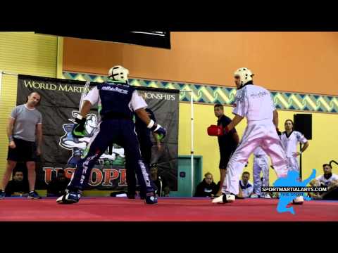 Jack Felton vs Laszlo Gombos - Mens Team Sparring Championship - US Open 2014