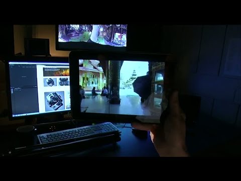 TV4 presenterar ny teknik - Nyheterna (TV4)