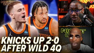 Unc & Ocho react to Knicks beating 76ers in Game 2 with Jalen Brunson late-game heroics | Nightcap