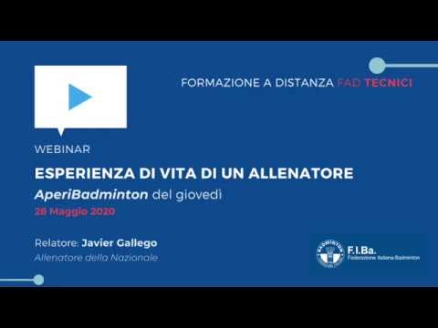 L'AperiBadminton del Giovedì - Webinar 28 Maggio