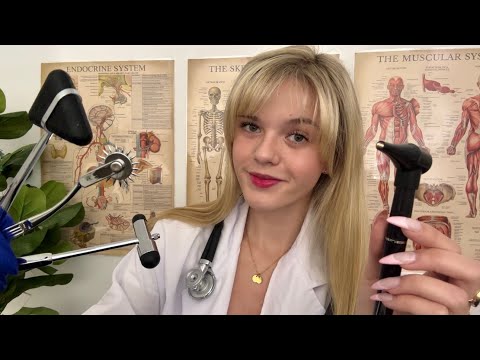 ASMR 1h Annual Doctor Check-Up ❤️‍???????? (ear cleaning, eye exam, sensory test, scalp check, etc)