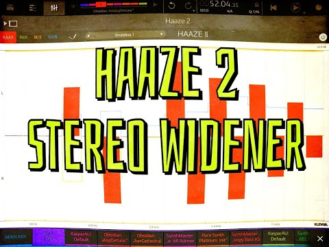 HAAZE 2 by Klevgrand - AUv3 Stereo Widener - Demo for the iPad