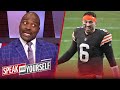 Wiley & Acho react to Baker clapping back at Browns fans who want Watson | NFL | SPEAK FOR YOURSELF