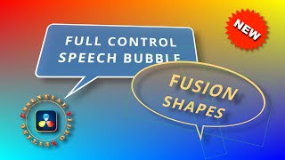 Speech Bubble Effect in DaVinci Resolve - Fusion Tutorial and Free Template