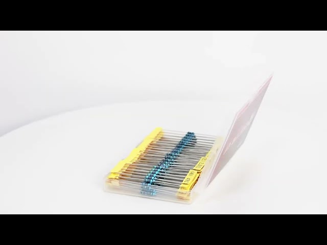 Vídeo relacionado con BOJACK Kit Surtido de Resistencias 1 Ohm - 1M Ohm 1/2W Resistencias de Película de Metálica Kit de Resistencia (25 Valores 1000 Piezas)